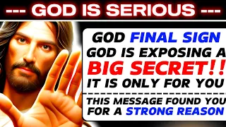 🛑  GOD IS SERIOUS !! THIS MESSAGE FOUND YOU FOR A STRONG REASON । God's message today । #jesus #god