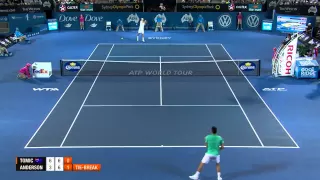 Kevin Anderson v Bernard Tomic - Highlights Men's Singles Final : Apia International Sydney 2013