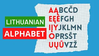 Learn Lithuanian ALPHABET in 120 Seconds!