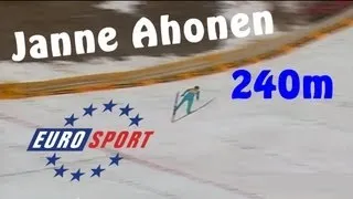 Janne Ahonen 240m - Planica 2005 [Deutsch/German] Eurosport