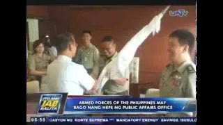 Armed Forces of the Philippines, may bagong hepe ng public affairs office