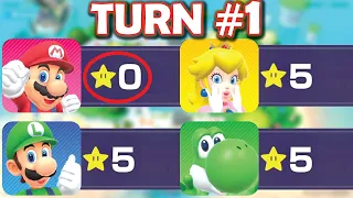 Can you beat Easy CPUs if they START with 5 stars? Mario Party Superstars Challenge!