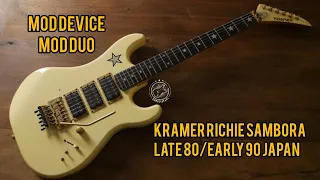 Kramer Richie Sambora late 80 / early 90 Japan to a Mod Device Mod Duo