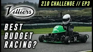 210 Challenge // Ep3 - First Drive of a Villiers Gearbox Kart!