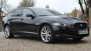 Jaguar XF Sportbrake 2.2d Test | Fahrbericht | Video | 2014