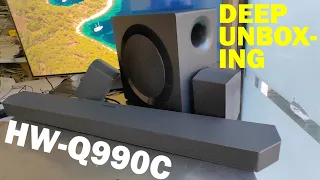 Samsung HW-Q990C soundbar of 11.1.4 channels Tear down | Deep unboxing | HW-Q995GC
