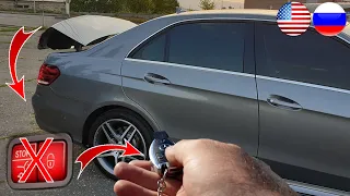 DIY for Mercedes. How To Close Trunk With Key on Mercedes W212 / Activation Trunk Closing with Key