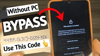 Bypass Mi Account Without PC Any Miui /11/12/13/14 and HyperOS