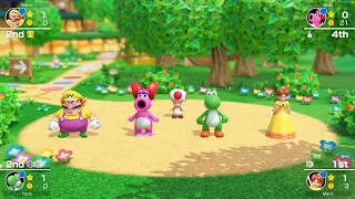 Mario Party Superstars #685 Woody Woods Daisy vs Yoshi vs Birdo vs Wario