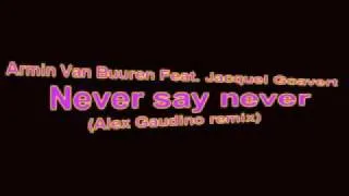 Armin Van Buuren Feat. Jacquel Goavert - Never say never (Alex Gaudino remix)