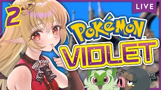 【POKEMON VIOLET NUZLOCKE BLIND】EXPLORING OUR NEW SCHOOL!【VTUBER】