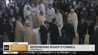 Funeral service for slain LA bishop David O'Connell