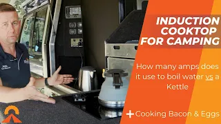 Ever wondered how many amps an Induction Cooktop will use when you're camping?