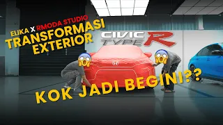 WOWW !!! SEMINGGU DI RMODA STUDIO HONDA CIVICNYA JADI BERUBAH BEGINI ???