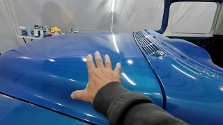 1955 chevy truck build, going over the body alignment of the cab to door to fender to hood