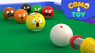 Como | Pool | Learn colors and words | Cartoon video for kids | Como Kids TV