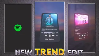 Spotify card lyrics Video Editing | Trending Reels Video Editing | Alightmotion Editing