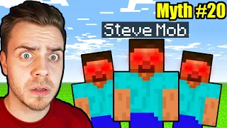 Busting 20 Minecraft Myths