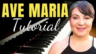 AVE MARIA  (Schubert) Easy Piano Tutorial | Sheet Music