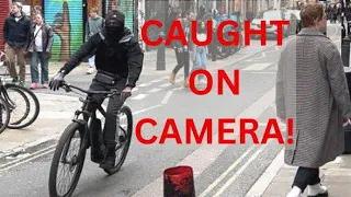 🇬🇧 BRICK LANE PHONE SNATCHER CAUGHT ON CAMERA!  BEWARE IF VISITING BRICK LANE MARKET!