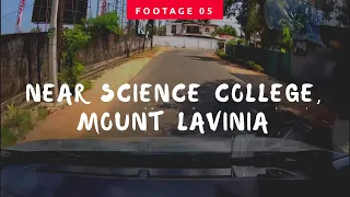 Dashcam footage near Science College Rugby grounds, Mount Lavinia, Sri Lanka