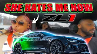 MY SISTER'S FIRST TIME IN MY MODDED CAMARO ZL1! **FUNNY REACTION**