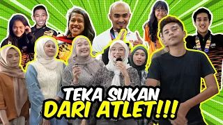 TEKA SUKAN DARI ATLET !!! KANDA BLUSHING RINA BUAT INTRO...