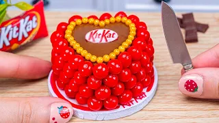 Amazing KITKAT Cake Dessert | Satisfying Miniature KITKAT Chocolate Cake Recipe Decorating