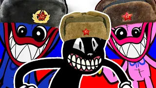 FNF ХАГГИ ВАГГИ И КИССИ МИССИ ПО РУССКИ ! - Friday Night Funkin   [Poppy Playtime] Animation Реакция