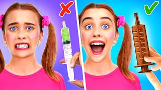 GOOD VS BAD DOCTOR 💊 Fun Moments & Crazy Life Hacks When You Need Extra Care by 123GO! CHALLENGE