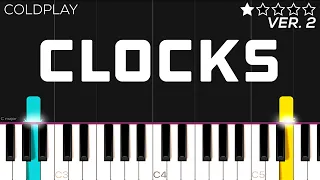 Coldplay - Clocks | EASY Piano Tutorial