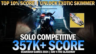 Solo 357k+ Guardian Games 2024 Competitive Score (The Glassway / Day 4) [Destiny 2]