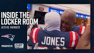 Inside the Locker Room | Patriots Celebrate Marcus Jones’ Punt Return & Division Win Over New York