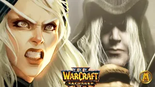 Sylvanas Betrays Arthas (2020) & Almost Kills Him - Scourge Campaign Cutscenes[Warcraft 3: Reforged]