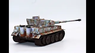 Practice Painting and Weathering Border's Early Tiger I