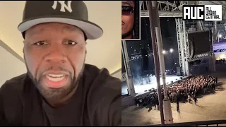 50 Cent Reacts To Chris Brown Buying All The Tickets To Quavo's Show So That No One Shows Up