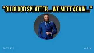 Conor McGregor's MMA Poem (Twitter Voicenote)