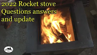 Rocket stove heater questions and update 2022