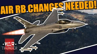 War Thunder - CHANGES we NEED in the AIR RB matches! EVEN bigger maps? LESS players?