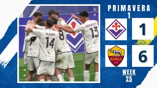 FIORENTINA U19 1-6 ROMA U19 | Campionato Primavera 1 2023/2024| Week 25 | Highlights | 10-03-2024