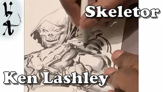 Ken Lashley drawing Skeletor