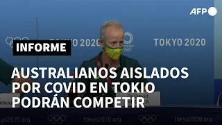 Deportistas australianos siguen aislados ante casos de covid en Tokio | AFP