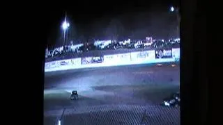 Bad Figure 8 Crash @ Slinger Super Speedway