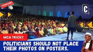 POLITICIANS SHOULD NOT PLACE THEIR PHOTOS ON POSTERS. BY: MCA TRICKY