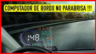 COMPUTADOR DE BORDO NO PARABRISA (HEAD UP DISPLAY) VIA OBD2