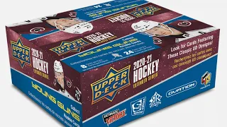 Opening 2020-21 Upperdeck Extended retail hockey card box