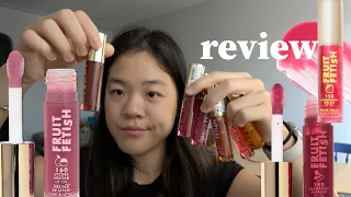 Milani Fruit Fetish Lip Oil Review & Swatches