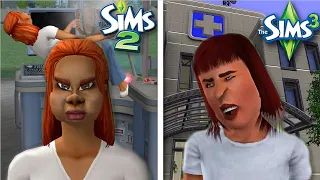 Sims 2 vs Sims 3 - Plastic Surgery