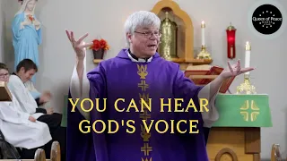 Follow the Voice of God. A rousing talk by Fr. Jim Blount, SOLT.