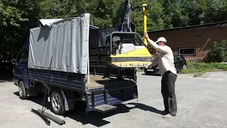 Hyundai Porter I. Сделал тент с верхней погрузкой